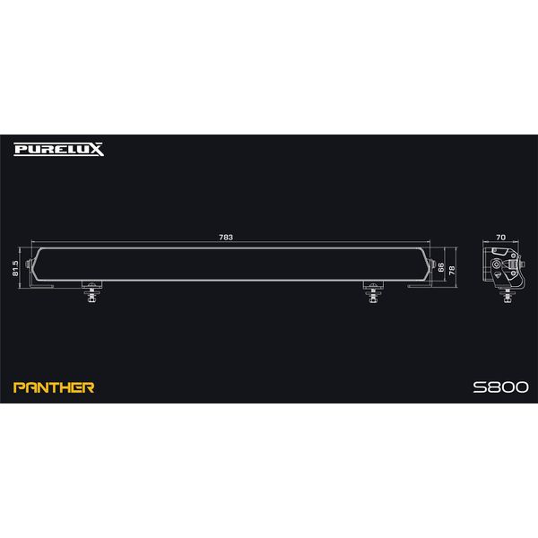 Purelux Panther S800 Gen3 – 78 cm LED-bar - Image 8